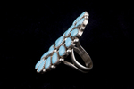 Navajo Petite Point Ring, turquoise