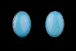 Navajo Post Earrings, turquoise