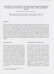 Recurrence of hexagenia mayflies demonstrates improved water quality in Pool 2 and Lake Pepin, Upper Mississippi River by Cal R. Fremling