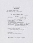 Lake Winona Committee meeting minutes, 1992-1993 by Cal R. Fremling