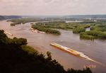 Mississippi River barge photographs