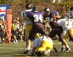 WSU Warrior Football Action Photograph 1999 by Winona State University