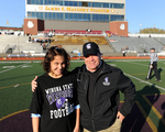 WSU Warrior Football Game 2010: Coach Tom Sawyer by Winona State University and Andrew Nyhus
