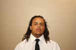 WSU Warrior Football Player - Lewis Johnson - Portrait 2009 by Winona State University