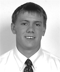 WSU Warrior Football Player - S. Briggs - Portrait 2001 by Winona State University