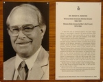 Dr. Dwight H. Marston: Hall of Fame Inductee by Winona State University