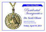 Save the Date: Presidential Inauguration of Dr. Scott Olson