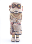 Wilson Tawaquaptewa, Mi-size Figure with Raccoon-like Disc Eyes. 8 1/4" x 2 3/4"
