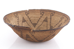 Pima Bowl with complex geometric designs ca 1920s.