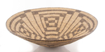 Pima turtle-back design bowl. date unkown, 19" diameter with a depth of 6 3/4"