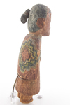 Hopi Carving of a Navajo woman (not a katsina sculpture). ca. 1890s, 9 1/2" tall