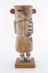 Hopi, Poos'hum or Seed katsina carving. ca. 1920s, 10" tall