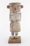 Hopi, Poos'hum or Seed katsina carving. ca. 1920s, 10" tall