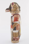 Otto Pentewa. Hopi Kweo or wolf katsina sculpture. 1940s, 9 1/2"