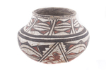 Zuni Pueblo Jar, ca 1910. hand-coiled, stone-polished jar