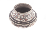 Zuni Pueblo Jar, ca 1910. hand-coiled, stone-polished jar