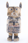 Wilson Tawaquaptewa, Female Bear-like carving. 9 1/2" x 3 5/8"
