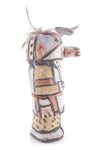 Wilson Tawaquaptewa, Smaller figure with Tri-partite face, prominent snout. 6 1/8" x 2 3/4"