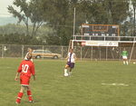 WSU Warrior Soccer Action Photograph 1999 by Winona State University