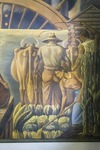 Somsen Hall Mural, West Wall, Right Section, Close-Up by John Martin Socha