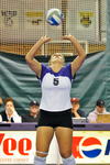 WSU Warrior Volleyball Action Photograph by Winona State University