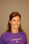 WSU Warrior Women's Volleyball Coach Connie Metille Portrait 2007 by Winona State University