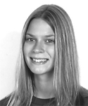 WSU Warrior Women's Volleyball Player - Sara Goldstrand - Portrait 2001 by Winona State University