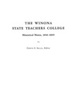 The Winona State Teachers College Historical Notes 1910-1935