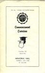 1964 Commencement Program: Winona State College by Winona State College