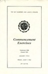 1968 Commencement Program: Winona State College by Winona State College
