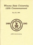 1985 Commencement Program: Winona State University by Winona State University