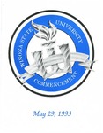 1993 Commencement Program: Winona State University