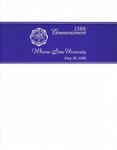1998 Spring Commencement Program: Winona State University