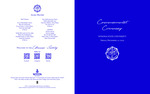 2025 Fall Order of Exercises Commencement: Winona State University by Winona State University