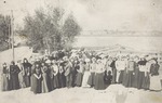 Female Students near Lake Winona