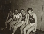 WSU Sports Basketball Coach McCown & Players