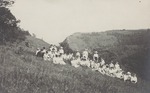 WNS Students on one of area Bluffs
