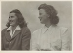 Left to Right Marjorie Einhorn (Mrs Henry Duel) and Irene Sackett