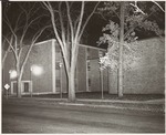 Pasteur Hall at night