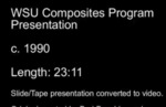 Composites Slide-Tape Presentation by Bud Baechler